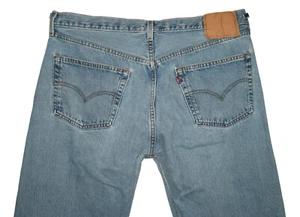 2002 LEVI'S VINTAGE 501 STONEWASH BLUE DENIM JEANS W38 L32 (35 31) MADE IN USA - Picture 1 of 12