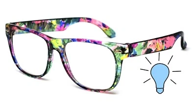 Gafas de luz azul para niños con lentes transparentes anti rayos azules computadora para juegos con probador Foto 1 de 4