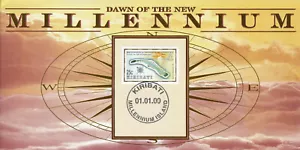 (86947) Kiribati Benham FDC Dawn of New Millennium 2000 - Picture 1 of 1