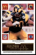 1986 McDonald's All-Star Team Full Game Pieces Unscratched Black Dennis Harrah