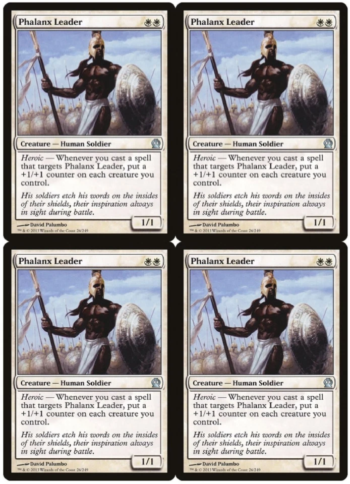 MTG Phalanx Leader x4 Theros Uncommon NM Playset - Image 1 of 1