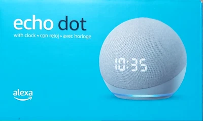 New Echo Dot CLOCK Smart speaker with Alexa - Random Colors SHIPS SAME DAY - Image 1 of 4