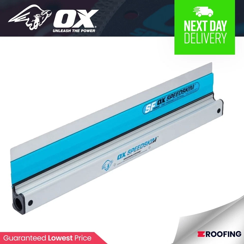 OX Tools OX-P531060 Speedskim Stainless Flex Finishing Rule SF - 600mm - Image 1 of 1