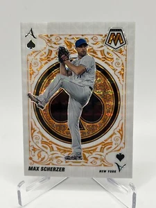Max Scherzer 2022 Mosaico Panini Amarillo Prizm Ases Yankees de Nueva York #'d/99 NY - Imagen 1 de 2
