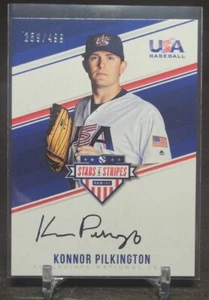 2018 USA Baseball Stars & Stripes Firme #KP Konnor Pilkington /499 - Foto 1 di 2