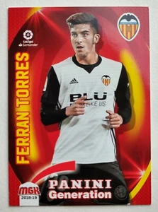FERRAN TORRES VALENCIA CF ROOKIE CARD # 483 PANINI MEGACRACKS LA LIGA 2018-19 - Imagen 1 de 2