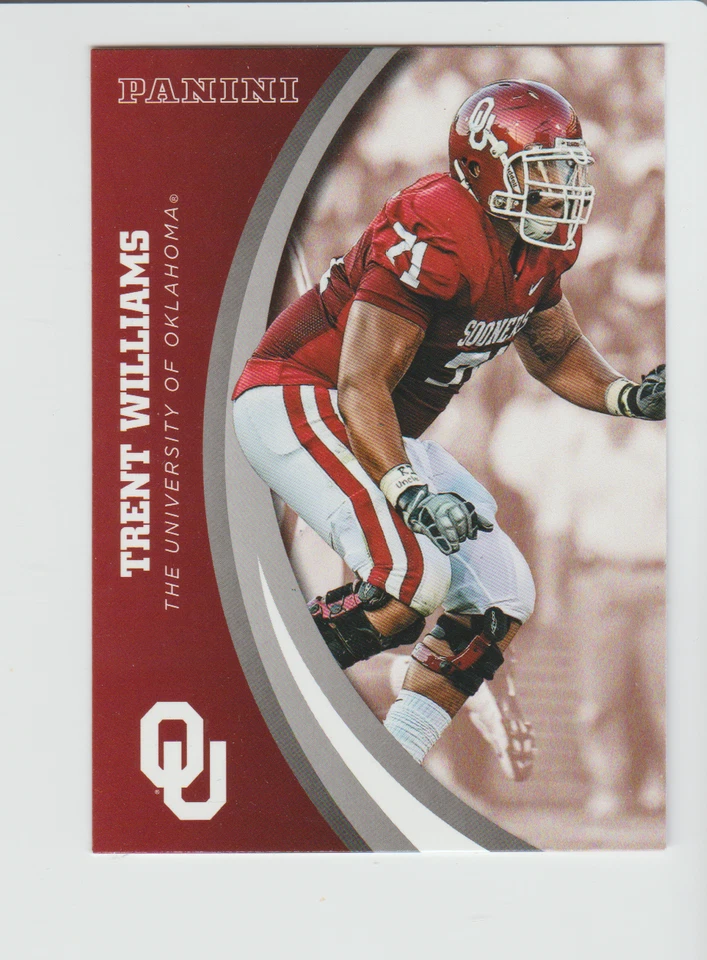 2016 Panini Oklahoma Sooners #31 Trent Williams card, San Francisco 49ers - Image 1 of 1