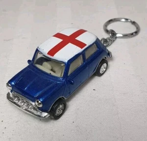 1/72 DIECAST MODEL CAR KEYCHAIN KEYRING RACING MINI COOPER CLASSIC GIFT - Picture 1 of 1