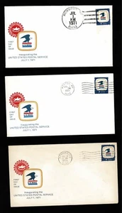 1396 - 7-1-71 FDCs West Virginia - Romney, Weston, Richwood - Bild 1 von 1