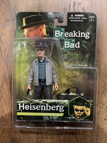 Breaking Bad Mezco Toyz Heisenberg Walter White Action Figure - Rare Blue Meth Cover
