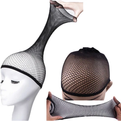 Gorra de red para el cabello unisex malla para tejer peluca gorra herramientas de peinado redes para el cabello de nailon Foto 1 de 4