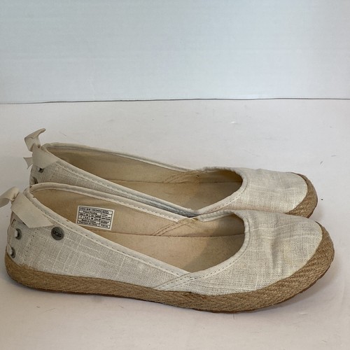 slip on uggs donna taglia 7 bianco osso