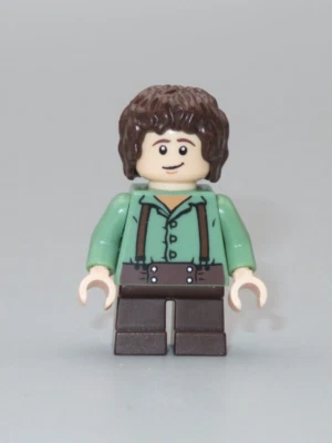 Lego Frodo Baggins green shirt minifigure Lord of the Rings Hobbit 9469 30210 - Image 1 of 3
