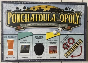 PONCHATOULA OPOLY Monopoly Board Game Louisiana New SEALED RARE - Picture 1 of 8