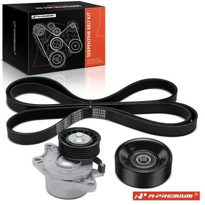 Kit de 3 componentes de transmisión por correa Serpentine para Ford Freestar Mercury Monterey 04-07 Foto 1 de 4