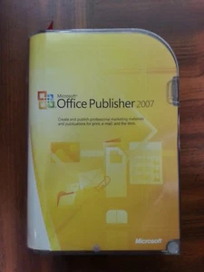 Microsoft Publisher 2007 Full Version RETAIL - Picture 1 of 2