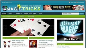 Magic Tricks Sitio web completo Hacer dinero Instalación + Alojamiento gratuito - Photo 1/1