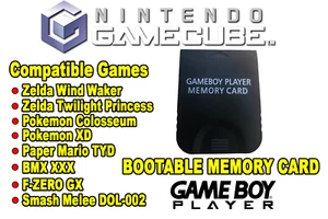 ¡Repuesto de disco de tarjeta de memoria Game Boy Player GameCube Plug & Play! - Imagen 1 de 1