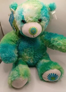 Build A Bear Plush A Friend Fur All Seasons 2007 Summer Teal Blue Green With Pin - Picture 1 of 8