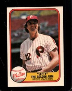 1981 FLEER #660 STEVE CARLTON NM PHILLIES HOF *X104294