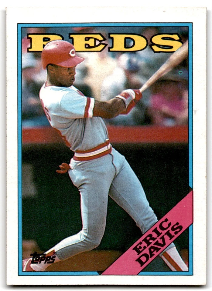 1988 Topps Baseball Card Eric Davis Cincinnati Reds #150 - Image 1 of 2