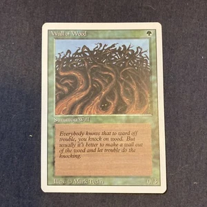 MTG - Wall of Wood - [Revised Edition] 3ED Magic the Gathering - Picture 1 of 2