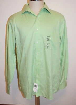 Nueva Camisa de Vestir Van Heusen 15 1/2 Ajuste Regular Cuello Flexible Verde 34/35 Mediana Foto 1 de 2