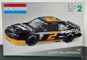 Monogram Model Kit #2960 Rusty Wallace #2 Pontiac 1:24 Scale NIB Skill 2 - Picture 1 of 6