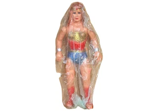 FIGURA DE PLÁSTICO SOPLADO MUJER MARAVILLA MEXICANA JUGUETES BOOTLEG VINTAGE AÑOS 70-80 - Imagen 1 de 9