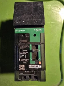 BGA24020Y4 20 Amp 2 Pole Square D i-Line Breaker Powerpact BG20 Surplus - Picture 1 of 2