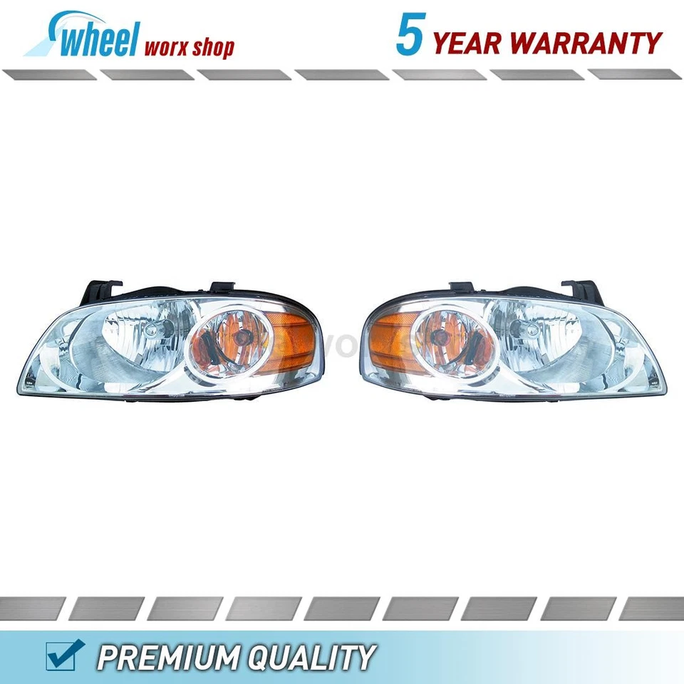 Conjunto Faro Izquierdo Derecho Nissan Sentra 1.8L 2004 2005 2006 Foto 1 de 4