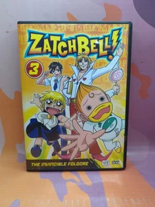 Zatch Bell - Vol. 3: The Invincible Folgore (DVD, 2006) Episodes 9-12 - Anime - Picture 1 of 3