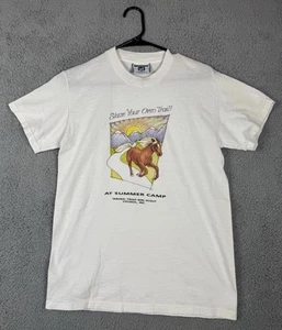 Y2K Blaze Your Own Trail Horse Unisex T-Shirt weiß Small Baumwolle Pfadfinderin - Bild 1 von 5