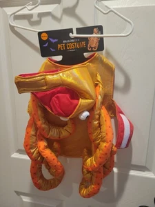 Halloween Orange Octopus Costume Size Medium New - Picture 1 of 4