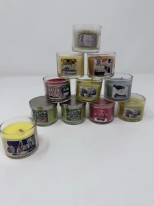 Bath & Body Works Slatkin & Co Mini 1.3oz Candles Lot of 11 NEW Various Scents - Picture 1 of 9