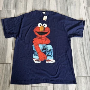 Vintage 90s Changes Elmo Jeans Sesame Street Made USA Sz XL Single Stitch NWT - Picture 1 of 8