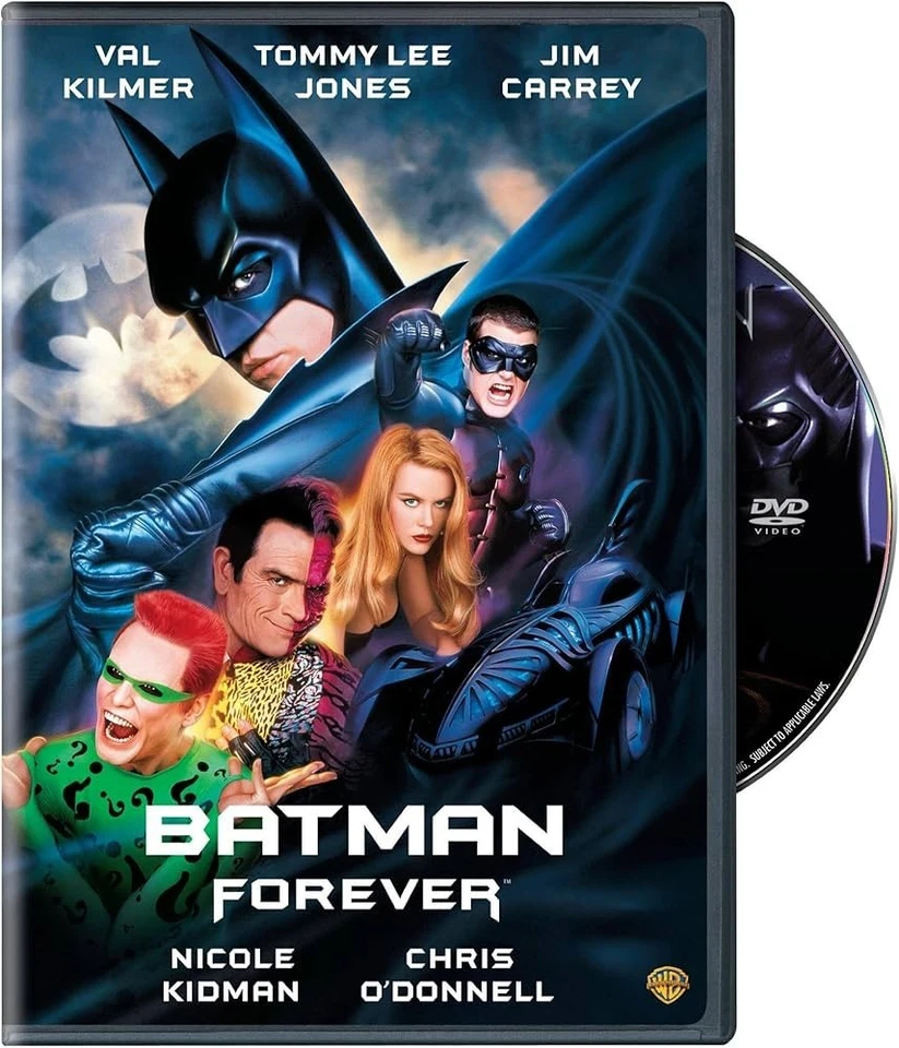 Batman Forever (1995) DVD | Classic Superhero Movie | Tim Burton / Joel Schumach - Image 1 of 1