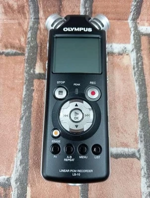 OLYMPUS LS-10 Linear PCM Voice Recorder Player Portable JAPAN USED - Image 1 of 4