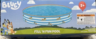 Piscina Ludo BLUEY Fill 'N Fun 115 Gal. 60” x60” x10” edades 2+  Foto 1 de 2