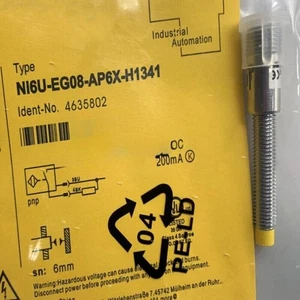 For Turck NI6U-EG08-AP6X-H1341 Inductive Proximity Sensor PNP 4-Pin M12 10-30VDC - Picture 1 of 1