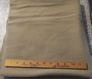25" x 60" WOOL Fabric Sewing Quilting Solid Color Tan Camel, Soft, Numbered - Picture 1 of 7