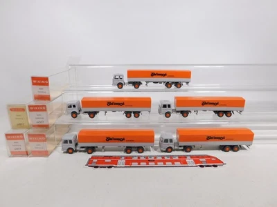 5x wiking H0 1:87 Autoarticolato Man Leggero Trasporto: 24 517+517 Mint + Box # - Immagine 1 di 4
