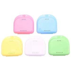 Cas de Retenue 5Pcs Cas de Garde de Bouche Orthodontique BoîTe de Retenue D5813 - Imagen 1 de 8