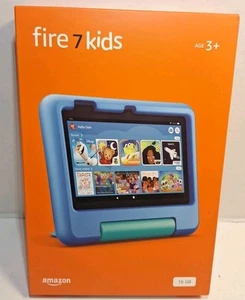 Tablet Amazon Fire 7 Niños 12ª Generación (2022) 16GB, Wi-Fi, 7" - Azul, Nueva Precintada - Imagen 1 de 10