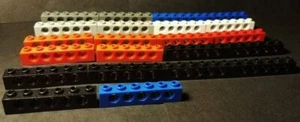 LEGO GUNINE 20 TEILE 1 X 6 MIT 5 LÖCHERN MEHRFARBIG  - Bild 1 von 6