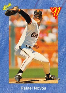 Rafael Novoa 1991 Classic I T9  San Francisco Giants  Baseball Card