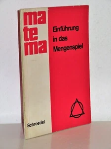 Heinrich Winter - Matema - Einführung in das matema Mengenspiel Schroedel 63024 - Imagen 1 de 4