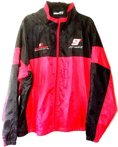 Winners Circle Nascar Racing Kasey Kahne #9 Hooded Windreaker Jacket Size XLarge Cover