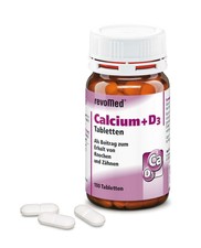 300 Calcium + Vitamin D3 Tabletten (3 Dosen) Revomed, Sovita, Dehydrocholesterol