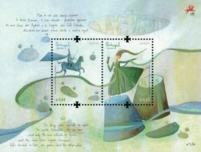 [SJ] Portugal Europa Livros Infantis 2010 Drawing People Story (ms) MNH - Image 1 of 4